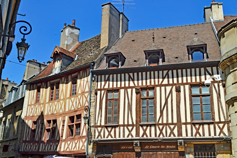 Oude panden in Dijon