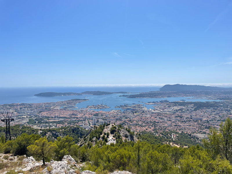 Stedentrip Toulon in Frankrijk uitzicht