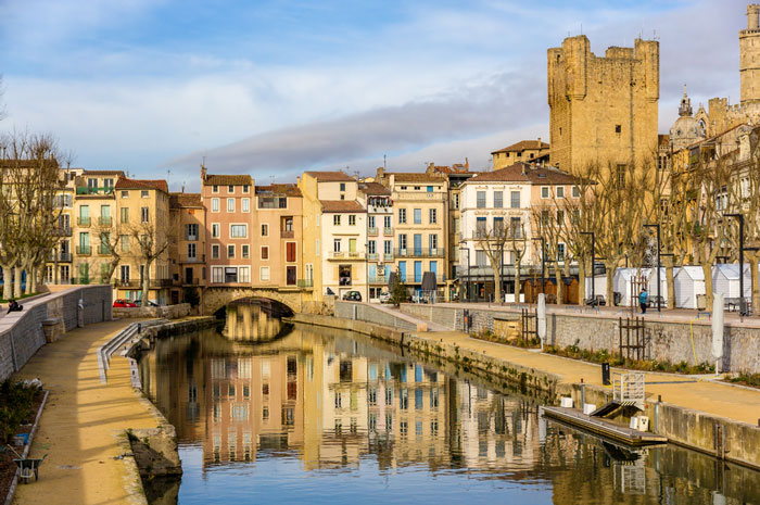 Narbonne: een stad aan de Middellandse Zee in Frankrijk