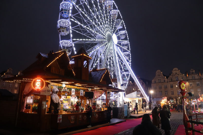 Kerstmarkt Arras in Pas-de-Calais, Noord-Frankrijk