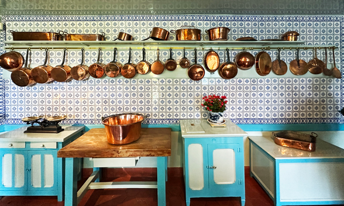 Blauwe keuken Monet