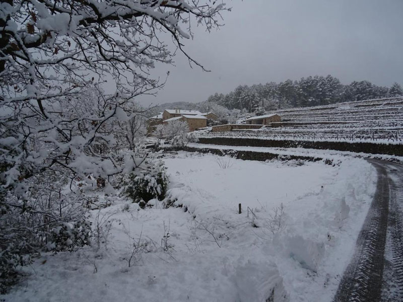 wintersport Ardèche besneeuwde bergen
