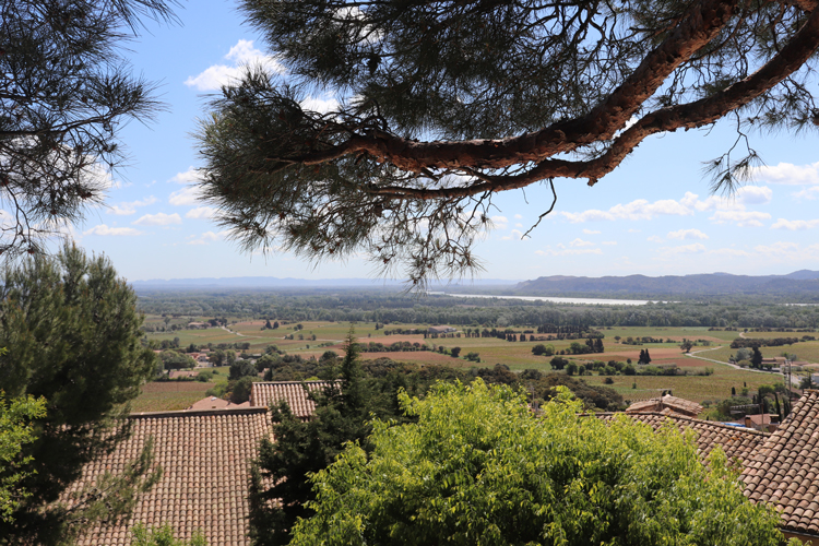 Uitzicht Chateaunuf du Pape