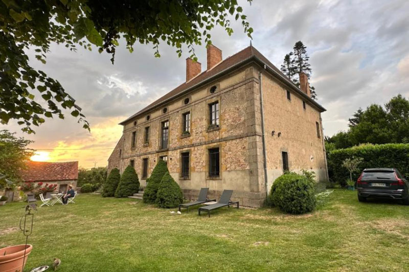 B&B Zone Bleue in Hyds tussen de groene heuvels van Allier