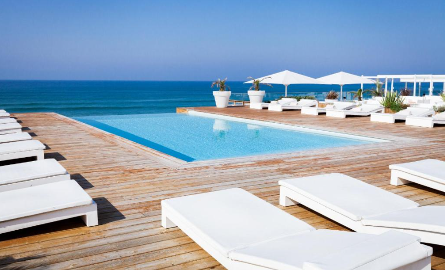 Le Grand Hotel de la Plage – elegant strandhotel met zwembad in Landes
