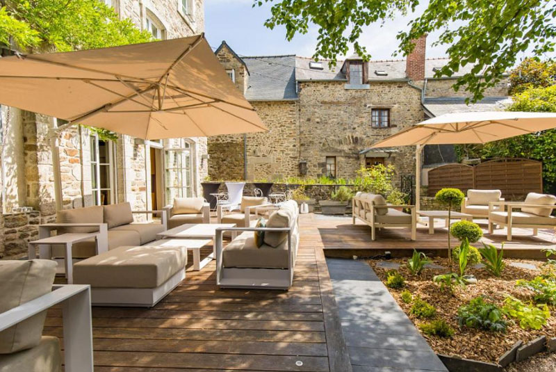 Hotel Le D'Avaugour aan de stadsmuren van Dinan