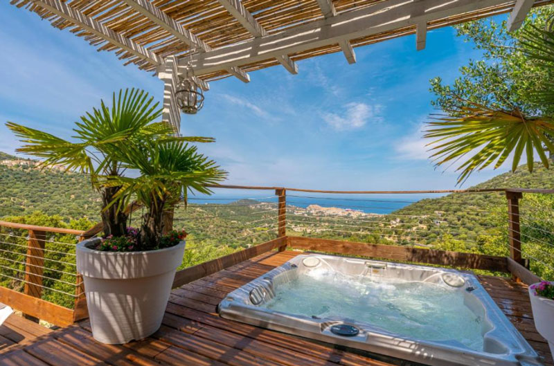 Domaine Bagia Donne residence met uitzicht op zee Balagne Corsica