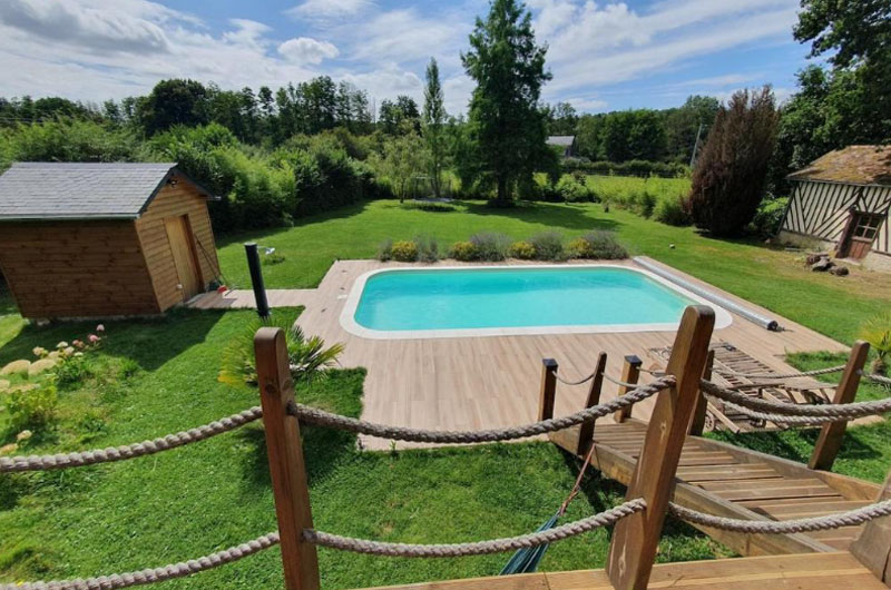 Gîte du Paradis Normand met tuin in Courtonne-la-Meurdrac