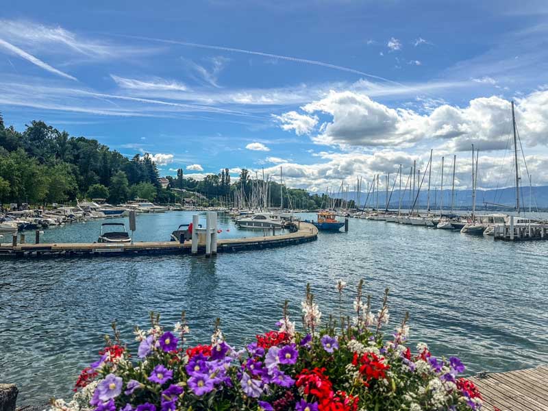 Yvoire aan het Meer van Genève (Lac Léman)
