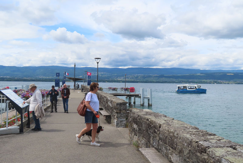 Yvoire bezoeken in Frankrijk bij het Meer van Genève