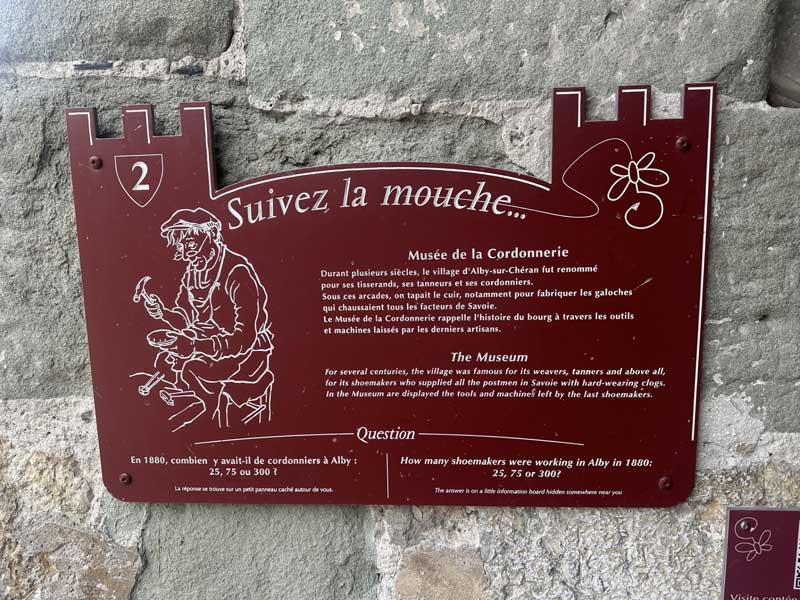 Speurtocht door Alby-sur-Cheran